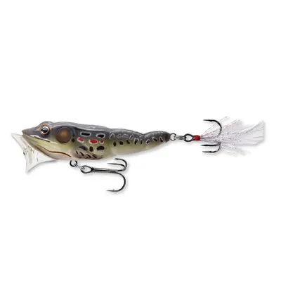 Vobler Live Target Frog Popper 7,5cm/14g Brown/black
