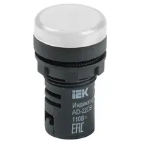 Lampa semnalizare AD22DS(LED)matrix d22mm Alb 24V AC/DC