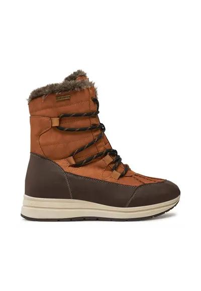 Cizme dama - 73176 - Piele ecologica - Maro - Maro