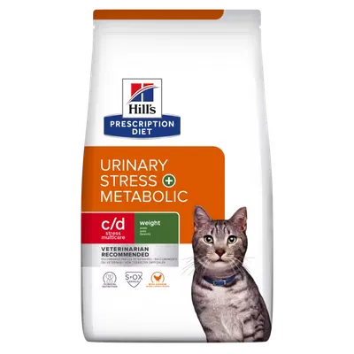 Hill's Prescription Diet Feline C/D Stress + Metabolic, 8 kg