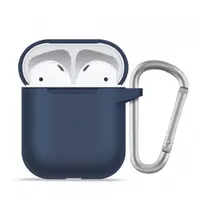 Husa Blueo Liquid pentru Apple AirPods Gen 1, Bleumarin
