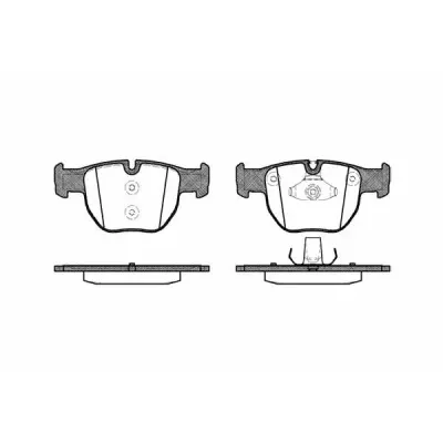 Set placute frana, frana disc REMSA 0979.00