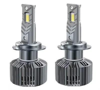 Set de 2 becuri led auto V68 H7 pentru camion 24V putere 45W temperatura 6000K 8000lm