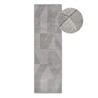Covor tip traversă gri țesut manual din lână 80x250 cm Ursule – Villeroy&Boch