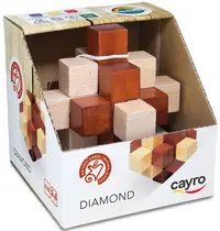 Cayro Puzzle Logic din lemn - Diamant