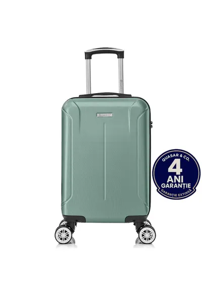 Troler cabina - S - ABS - fermoar antifurt - SMART - Turcoaz deschis