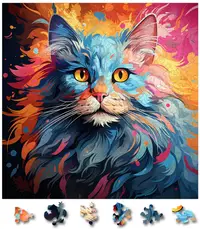 Puzzle din lemn - Turkish Angora 5