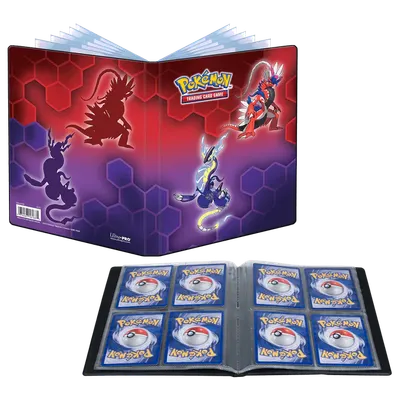 Album pentru cartonase - Pokemon Koraidon & Miraidon 4-Pocket Portfolio