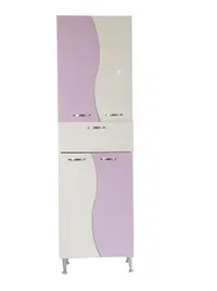 Dulap soldat baie dublu Selena lila 50x170 cm