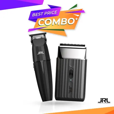 Set JRL ONYX - Masina de contur + Masina de ras (shaver) - Black - fara fir