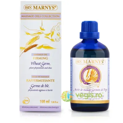 Ulei de Masaj din Germeni de Grau pentru Fermitatea si Elasticitatea Pielii Bio 100ml