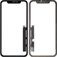 Touchscreen Forward Guard OCA pentru Apple iPhone XR, Versiune IC, Negru