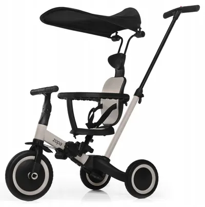 Tricicletă pentru copii 6 în 1 Zopa - Razor Pro, Ivory Beige