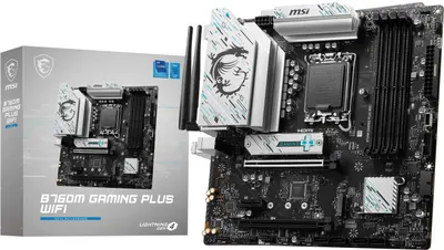Placă de bază MSI - B760M GAMING PLUS WIFI, LGA 1700
