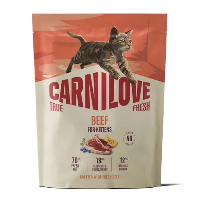Carnilove True Fresh Cat Dry Beef Kittens 400 g