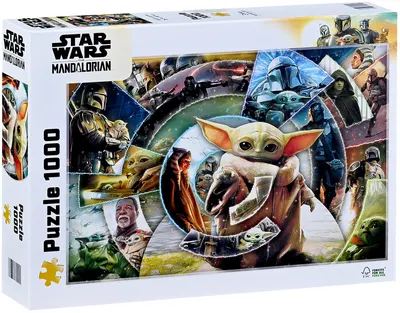 Puzzle Trefl din 1000 de piese - Mandalorianul