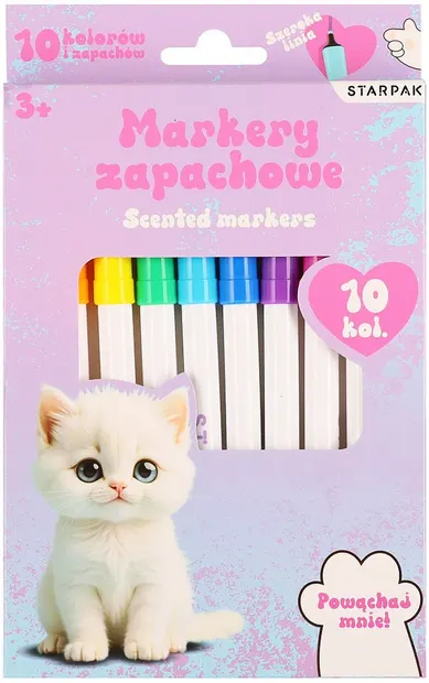 Markere parfumate Starpak Kitten - 10 culori