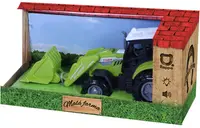Jucărie pentru copii Rappa - Tractor "Ferma mea mică", cu sunete și lumini, 15 cm