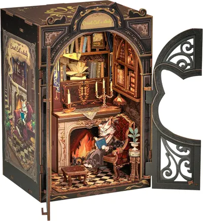 Model asamblabil CuteBee - Count Cat's Study