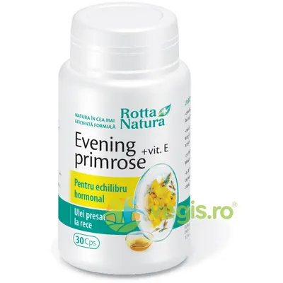 Evening Primrose (Luminita noptii)+Vitamina E 30cps