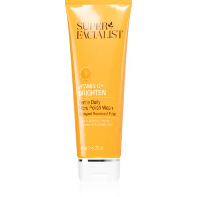 Super Facialist Vitamin C+ Brighten exfoliant iluminator pentru fata, gat si piept 125 ml