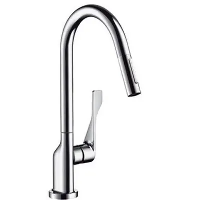 Baterie chiuveta bucatarie crom cu dus extractibil Hansgrohe Axor Citterio
