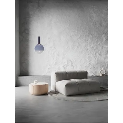 Lampa suspendata NOSTOS Triac Dimabil Albastru Sticla Auriu Metal Alb Metal Baza LED 6 Wat 220-240 Volt 754Lm 3000K IP20