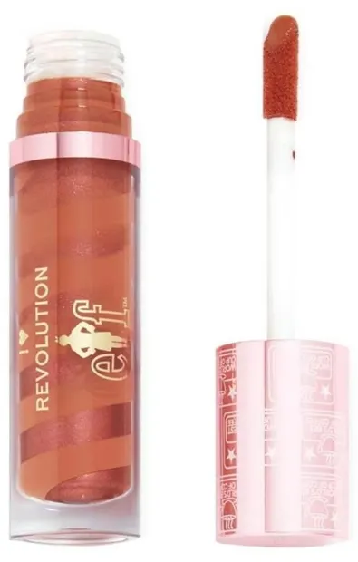 I Heart Revolution x Elf Luciu de buze Candy Cane, Best Coffee, 7.5 ml