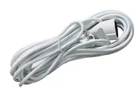 Cablu prelungitor 3x1.5mm cu cupla 10m Alien alb