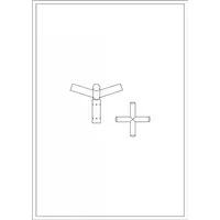 Brat Cvadruplu Drept 0.2m