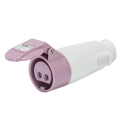 Priza industriala mobila - IP44 - 3P 32A 20-25V 50-60HZ - VIOLET - n.r. - Strangere cu surub