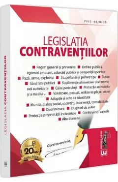 Legislatia contraventiilor. Decembrie 2024