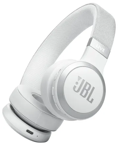 Căști wireless JBL - Live 670NC, ANC, albe