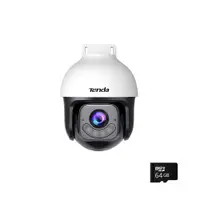 Camera supraveghere exterior WiFi cu iluminare duala Tenda CH7-WCA, 5 MP, 4 mm, 2.4 GHz, WiFi 6, IR si lumina alba 30 m, microfon si difuzor, alarma, card 64 GB inclus