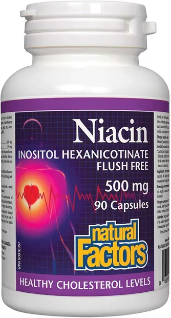 Niacin Inositol Hexanicotinate, 90 capsule, Natural Factors