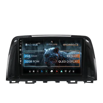 Navigatie Mazda 6 (2013-2015), Android, E-Octacore 2GB RAM + 32GB ROM, 9 Inch - AD-BGE9002+AD-BGRKIT328v2