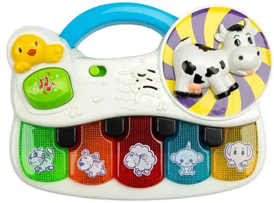 Jucărie muzicală Caretero Toyz - Pian, fermă