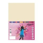 Carton colorat A4 Fabrisa 15513, 180g/mp, crem pastel, top 250 coli