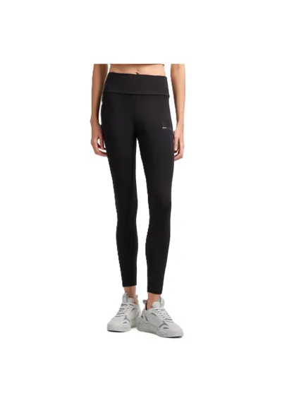 Colanti pentru Femei - w leggings high waist fancy strass - 7W000169-AF12484-UC001 - XS INTL - Negru