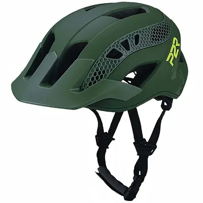 Casca Ciclism P2R ZENERO, M/L (59-61 cm), Verde inchis