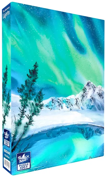 Puzzle Black Sea din 500 piese - Luminile Nordului