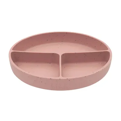 Farfurie cu compartimente Kikka Boo Platinum Silicone Blush 600 ml 6 luni+