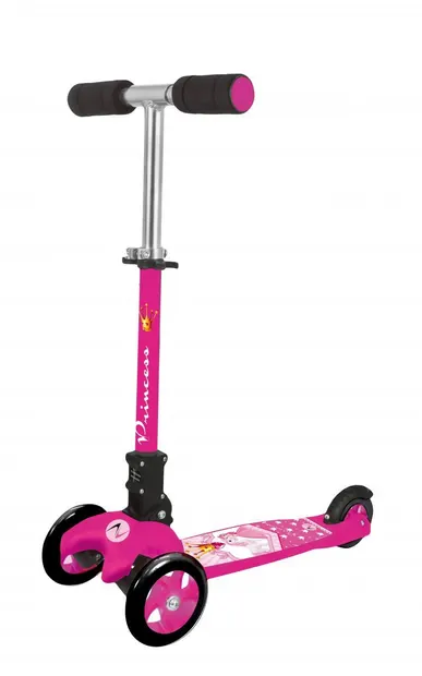 Trotinetă Nextreme Adventure Kid Princess, Roz/Negru, pliabilă