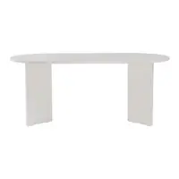 Masă de dining cu aspect semi-lucios 89,5x180 cm Sablin – Kalune Design