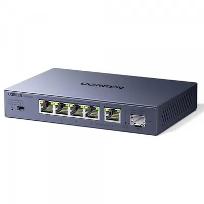 Switch Retea UGREEN 35048EU, 5 x RJ45, Gri