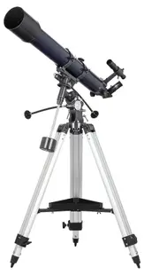 Telescop Levenhuk - New Skyline PLUS 90/900 EQ2, negru/albastru