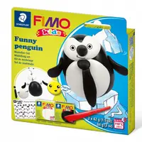 Set de lut polimeric Staedtler Fimo Kids - Penguin