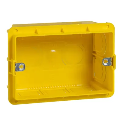 Unica Allegro - incastrat doza - 3 m - 10 holes - yellow