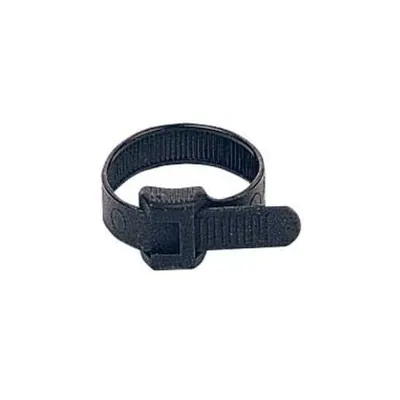 Brida Colson - U.V protected - internal teeth - adancime 7.6 mm - L. 128 mm -negru