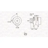 Generator/alternator MAGNETI MARELLI 063731627010